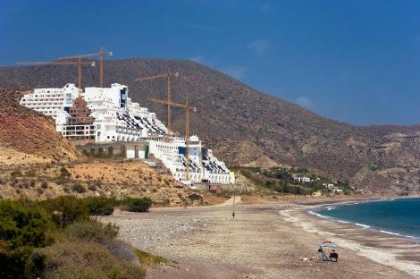Abandoned Spanish hotel on one of the country’s most untouched beaches that NEVER opened